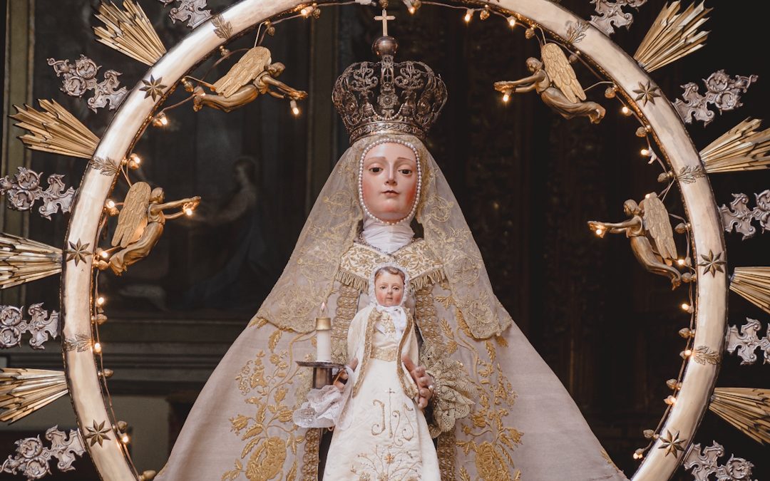 La Virgen de la Salud de San Clemente procesionario por la Candelaria