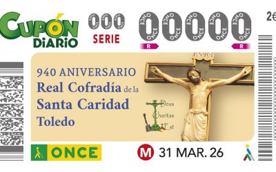 La Santa Caridad protagoniza el cupón de la ONCE en su 940 aniversario