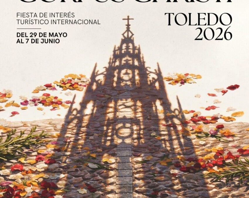 Elegido el cartel del Corpus Christi de Toledo 2026: “Piedra y luz”, de Belén Arteaga